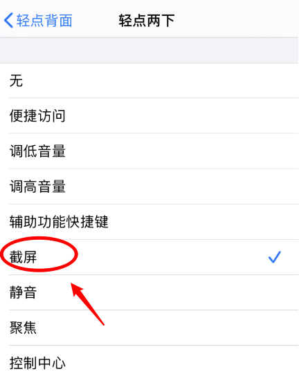 刚察苹果手机维修分享iPhone12如何启用双击截屏 